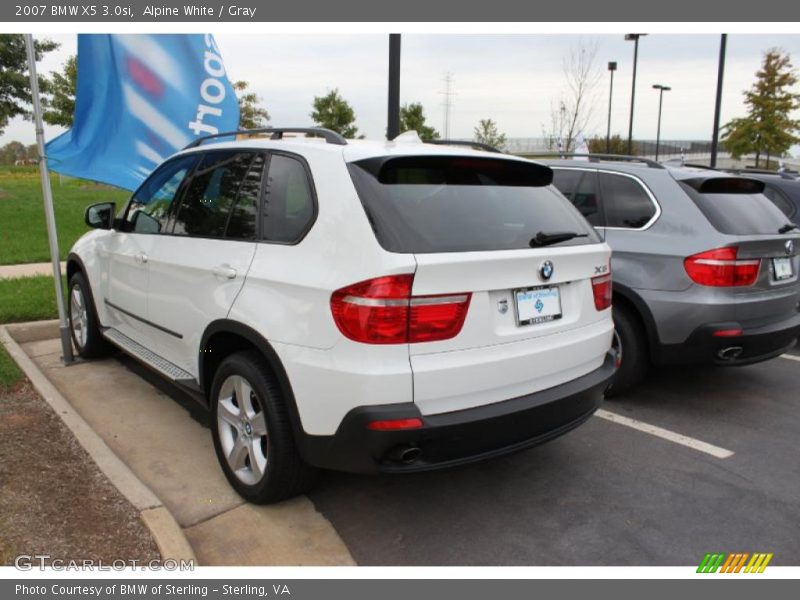 Alpine White / Gray 2007 BMW X5 3.0si