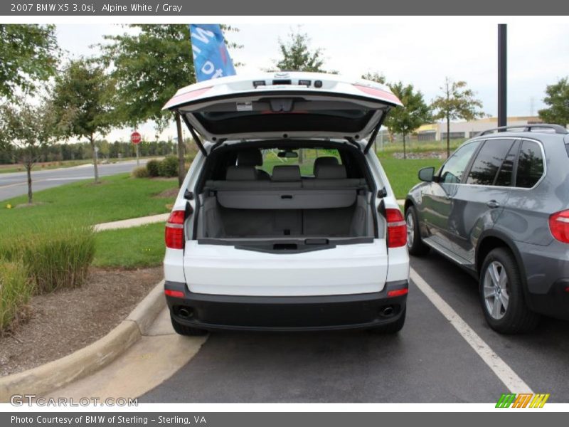 Alpine White / Gray 2007 BMW X5 3.0si
