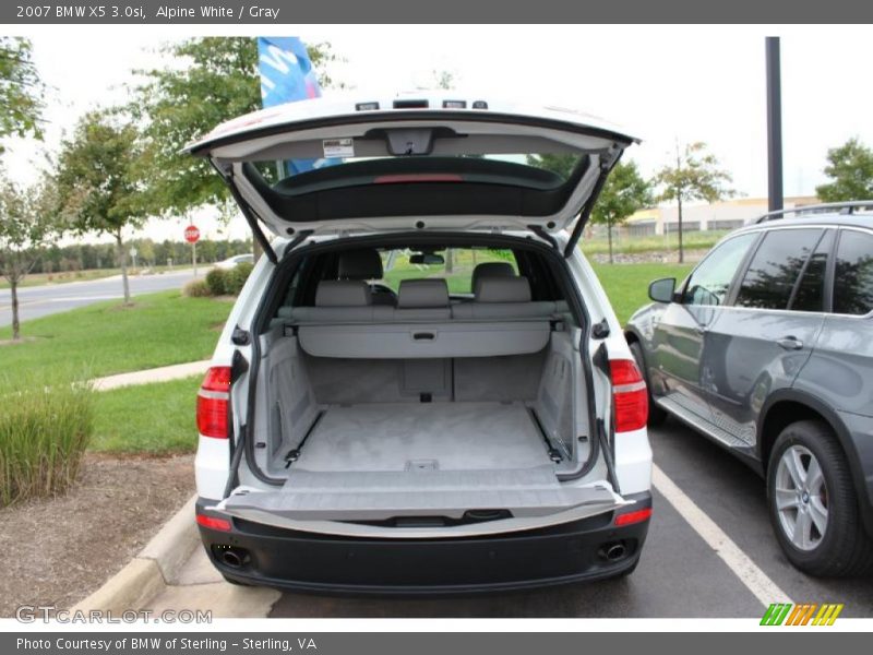 Alpine White / Gray 2007 BMW X5 3.0si