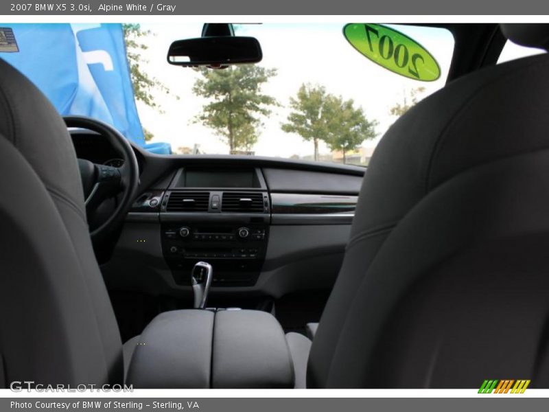 Alpine White / Gray 2007 BMW X5 3.0si