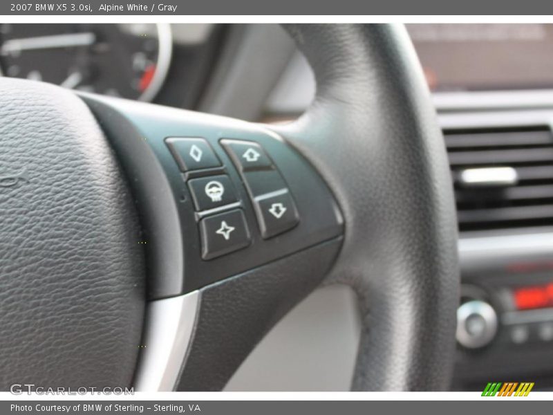 Alpine White / Gray 2007 BMW X5 3.0si