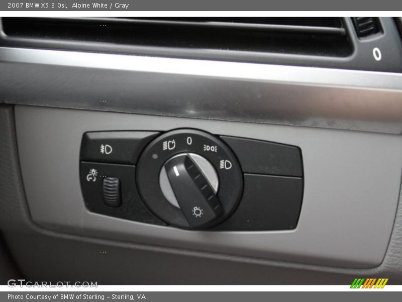 Alpine White / Gray 2007 BMW X5 3.0si