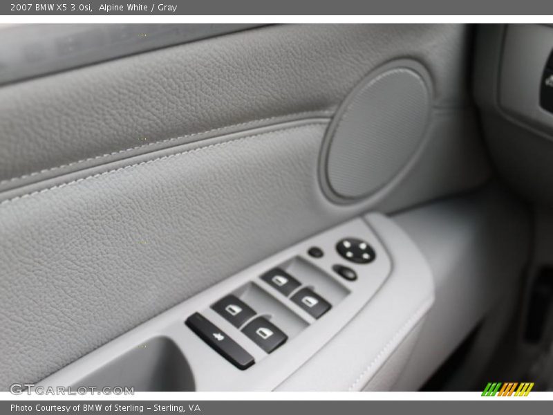 Alpine White / Gray 2007 BMW X5 3.0si