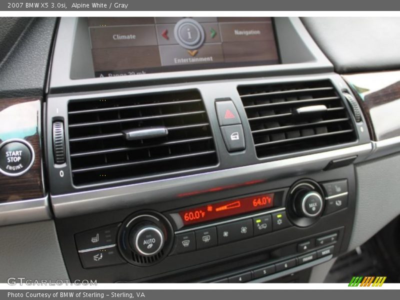 Alpine White / Gray 2007 BMW X5 3.0si