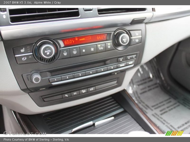 Alpine White / Gray 2007 BMW X5 3.0si