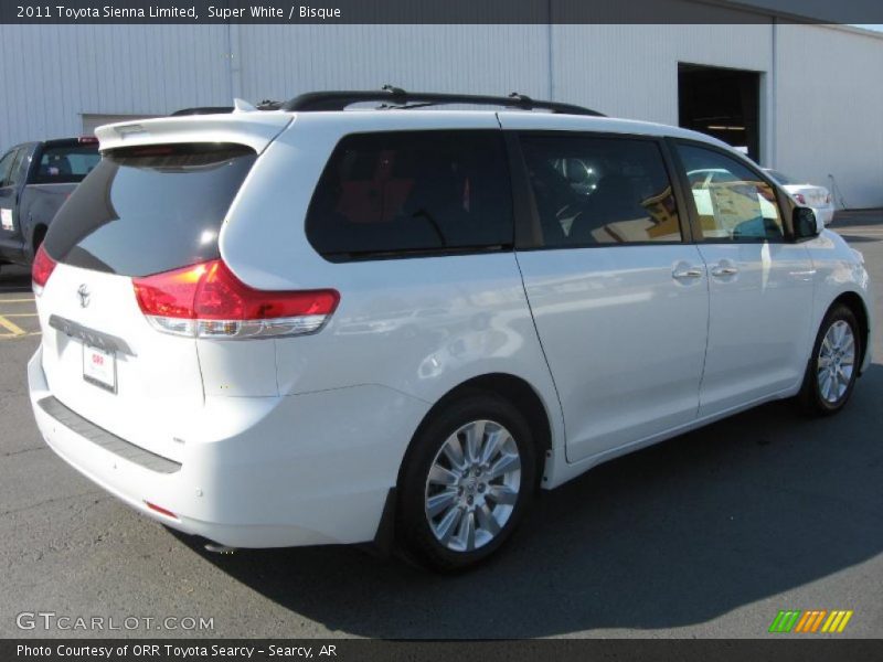 Super White / Bisque 2011 Toyota Sienna Limited