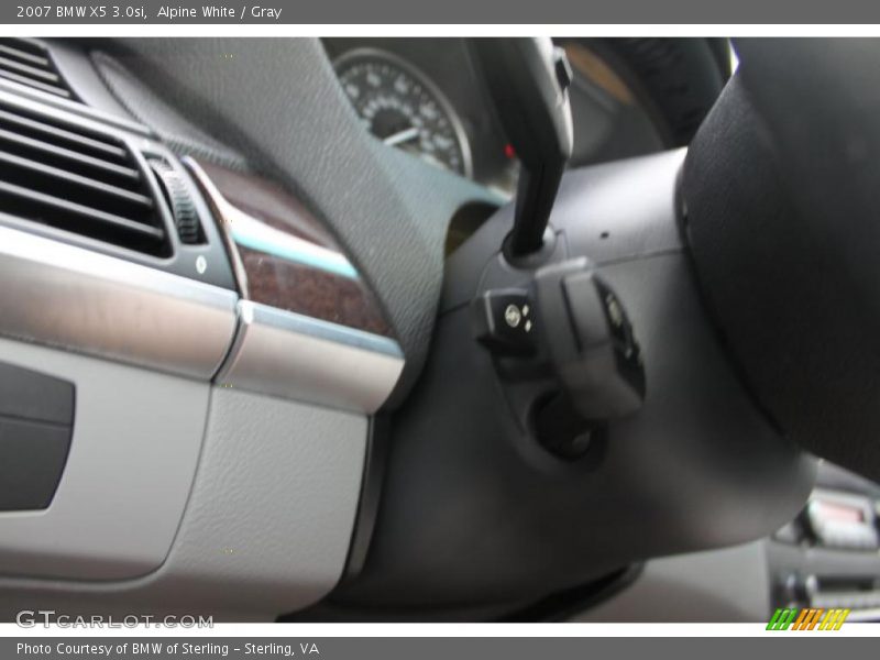 Alpine White / Gray 2007 BMW X5 3.0si