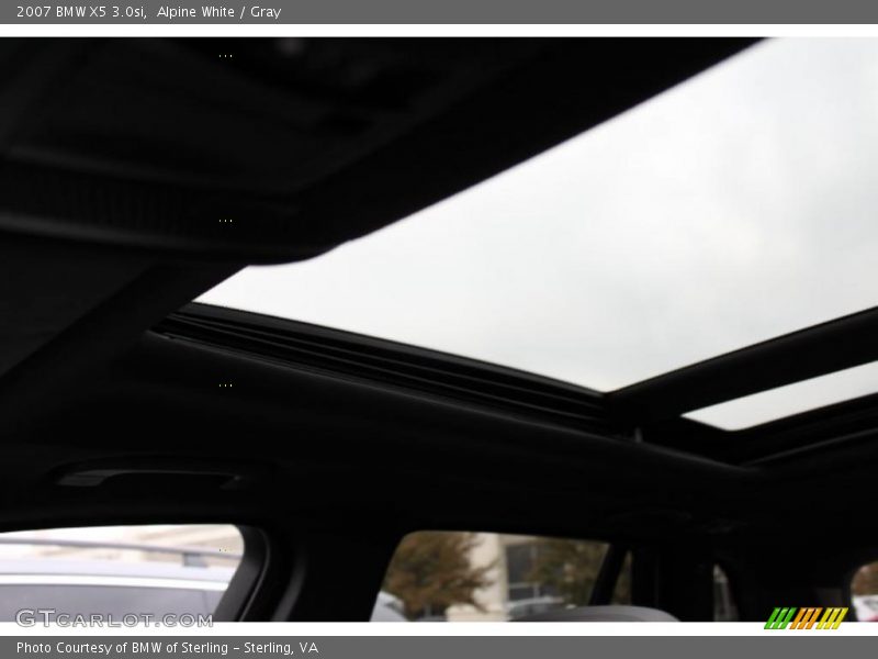 Alpine White / Gray 2007 BMW X5 3.0si