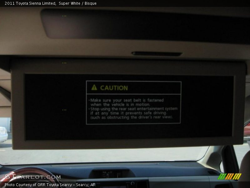 Super White / Bisque 2011 Toyota Sienna Limited