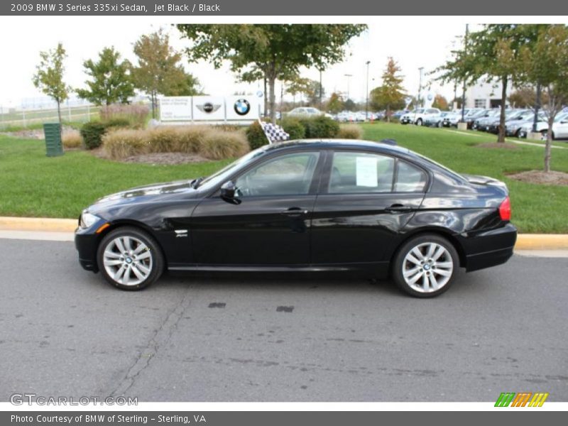 Jet Black / Black 2009 BMW 3 Series 335xi Sedan