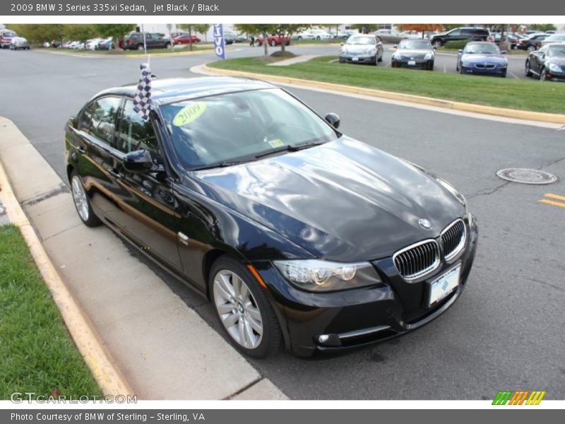 Jet Black / Black 2009 BMW 3 Series 335xi Sedan