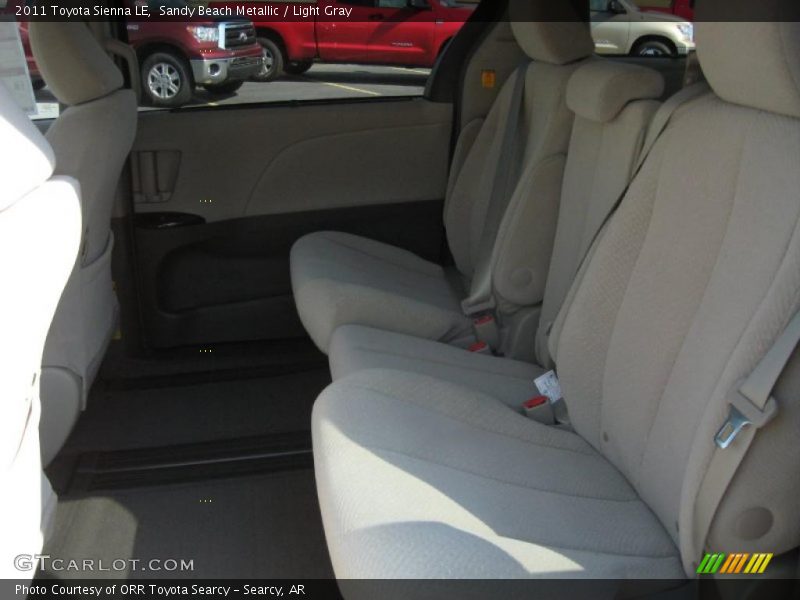 Sandy Beach Metallic / Light Gray 2011 Toyota Sienna LE