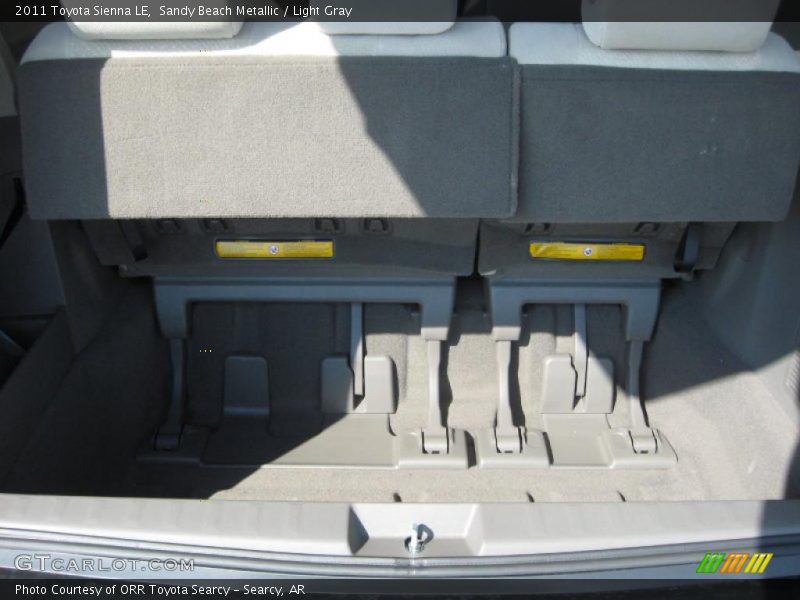 Sandy Beach Metallic / Light Gray 2011 Toyota Sienna LE