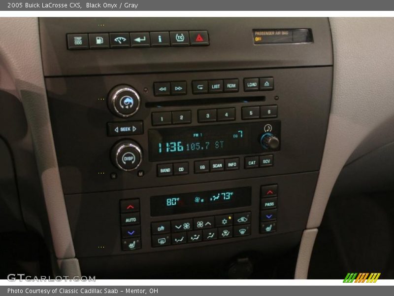 Controls of 2005 LaCrosse CXS