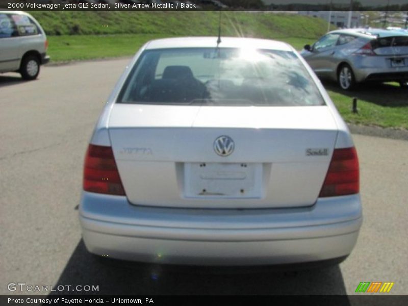 Silver Arrow Metallic / Black 2000 Volkswagen Jetta GLS Sedan