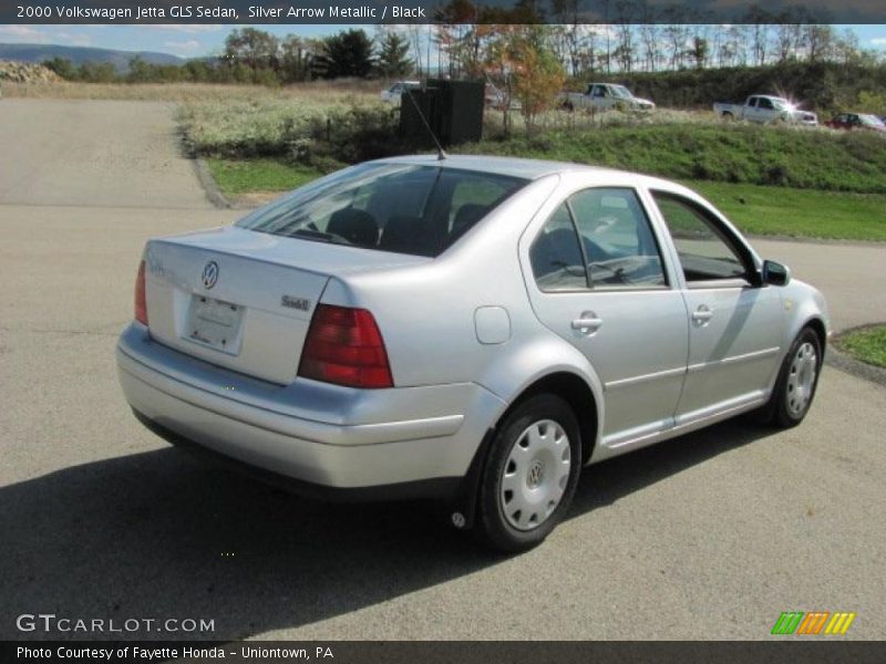 Silver Arrow Metallic / Black 2000 Volkswagen Jetta GLS Sedan