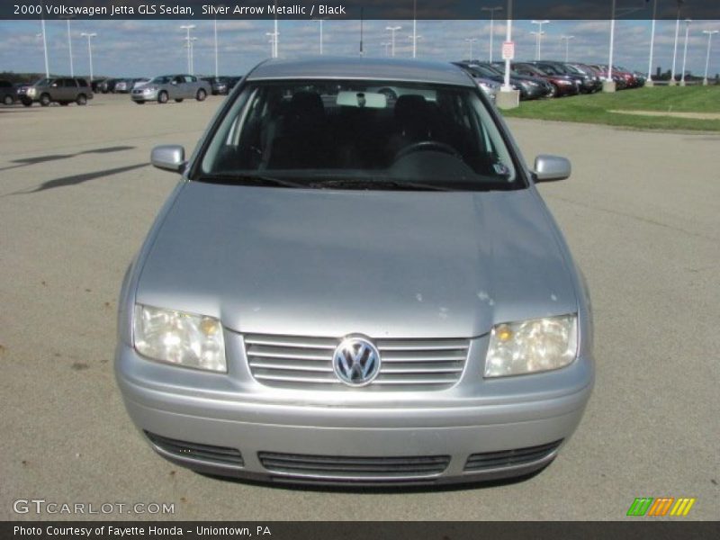 Silver Arrow Metallic / Black 2000 Volkswagen Jetta GLS Sedan