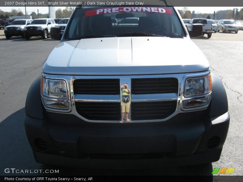 Bright Silver Metallic / Dark Slate Gray/Light Slate Gray 2007 Dodge Nitro SXT