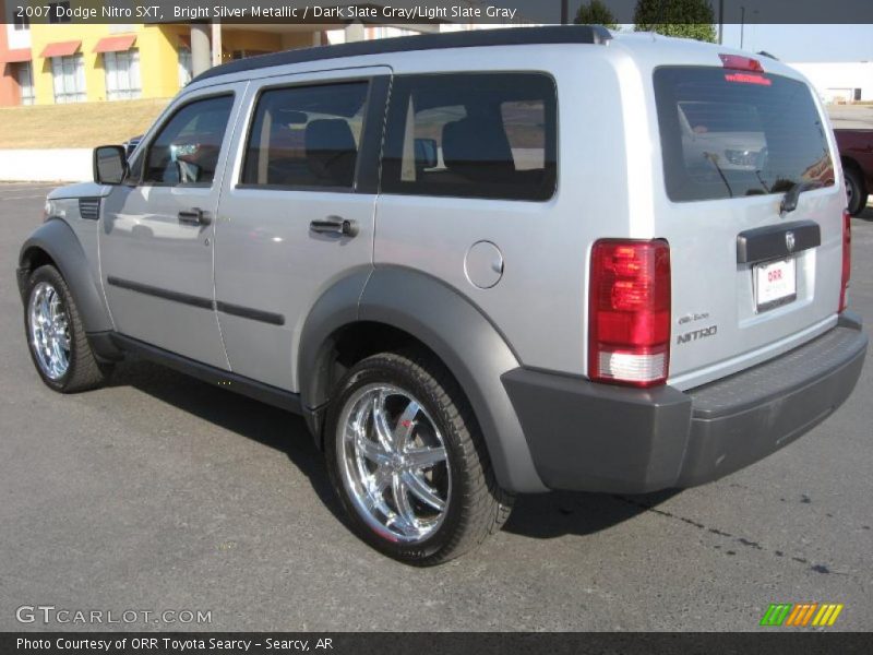 Bright Silver Metallic / Dark Slate Gray/Light Slate Gray 2007 Dodge Nitro SXT