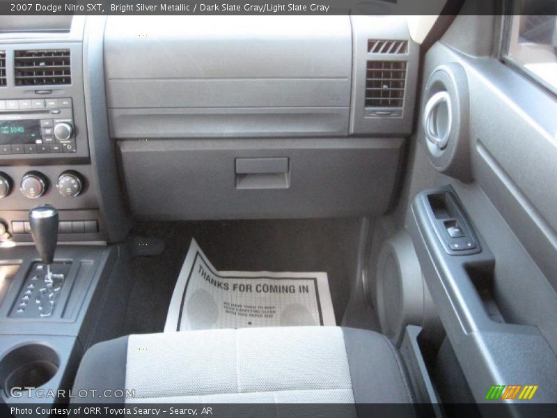 Bright Silver Metallic / Dark Slate Gray/Light Slate Gray 2007 Dodge Nitro SXT