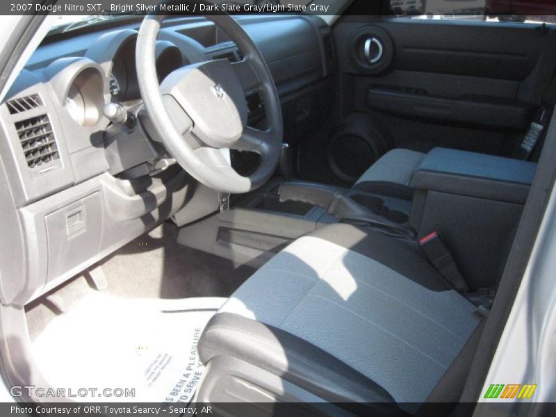 Bright Silver Metallic / Dark Slate Gray/Light Slate Gray 2007 Dodge Nitro SXT