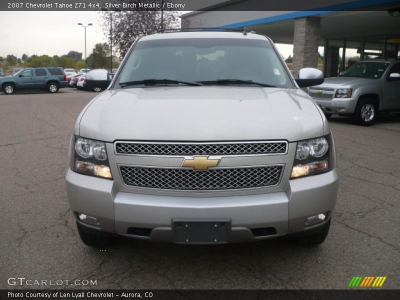 Silver Birch Metallic / Ebony 2007 Chevrolet Tahoe Z71 4x4