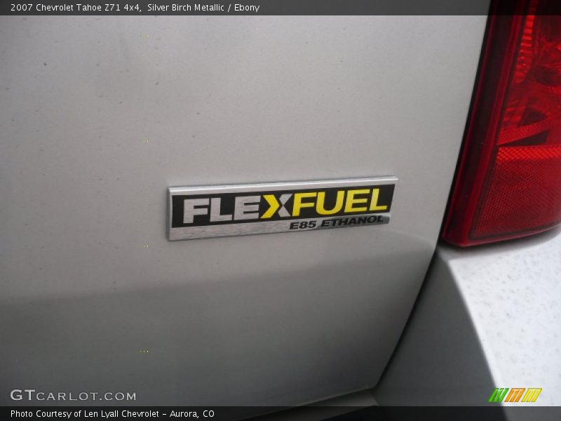 Silver Birch Metallic / Ebony 2007 Chevrolet Tahoe Z71 4x4
