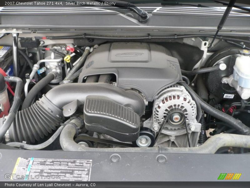 Silver Birch Metallic / Ebony 2007 Chevrolet Tahoe Z71 4x4
