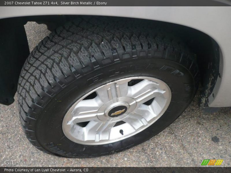 Silver Birch Metallic / Ebony 2007 Chevrolet Tahoe Z71 4x4