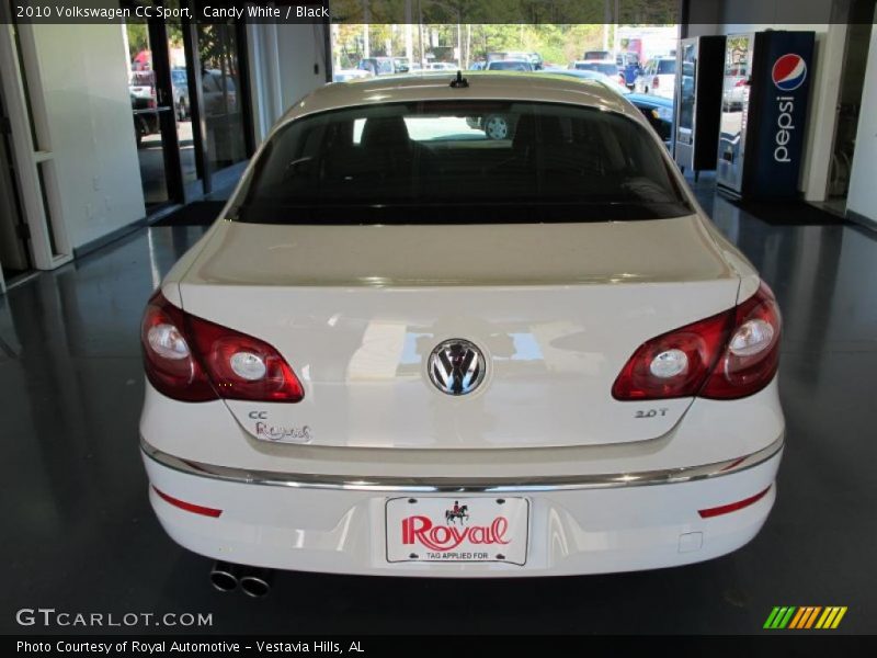 Candy White / Black 2010 Volkswagen CC Sport