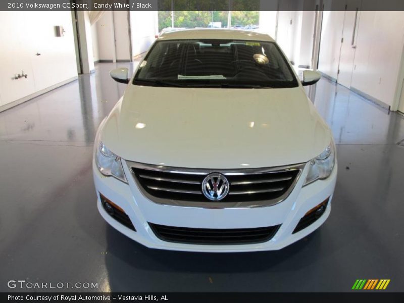 Candy White / Black 2010 Volkswagen CC Sport
