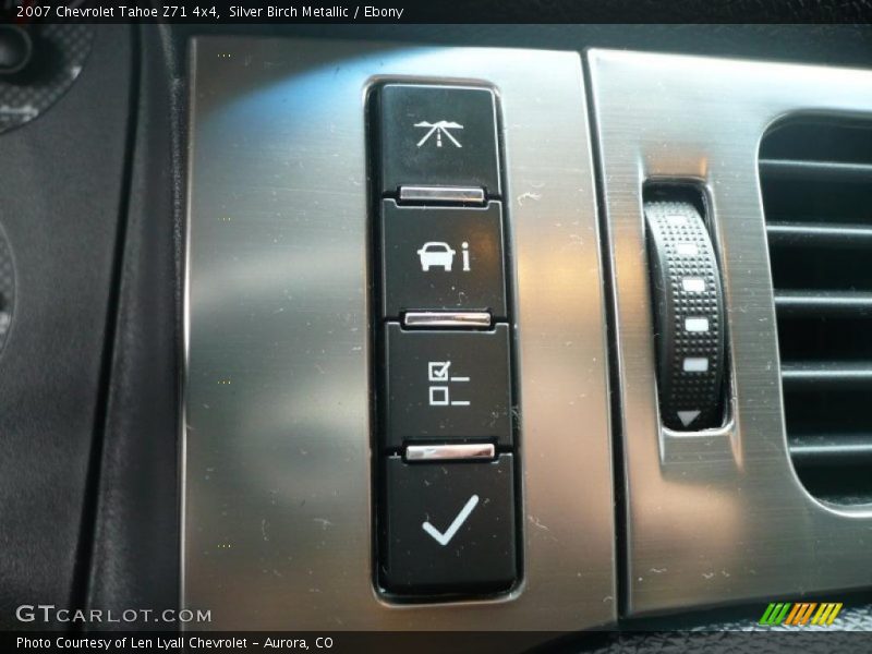 Silver Birch Metallic / Ebony 2007 Chevrolet Tahoe Z71 4x4