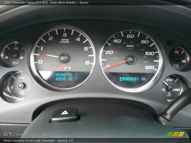 Silver Birch Metallic / Ebony 2007 Chevrolet Tahoe Z71 4x4
