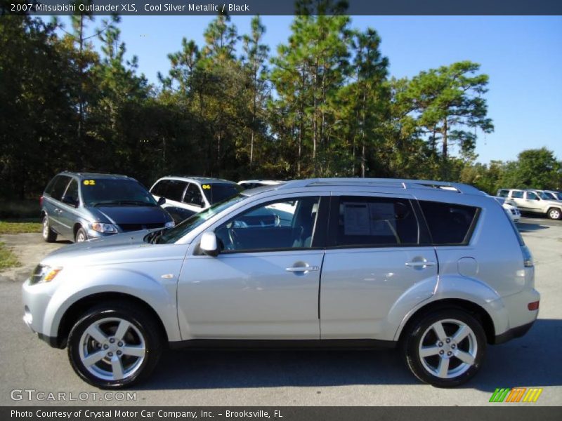 Cool Silver Metallic / Black 2007 Mitsubishi Outlander XLS