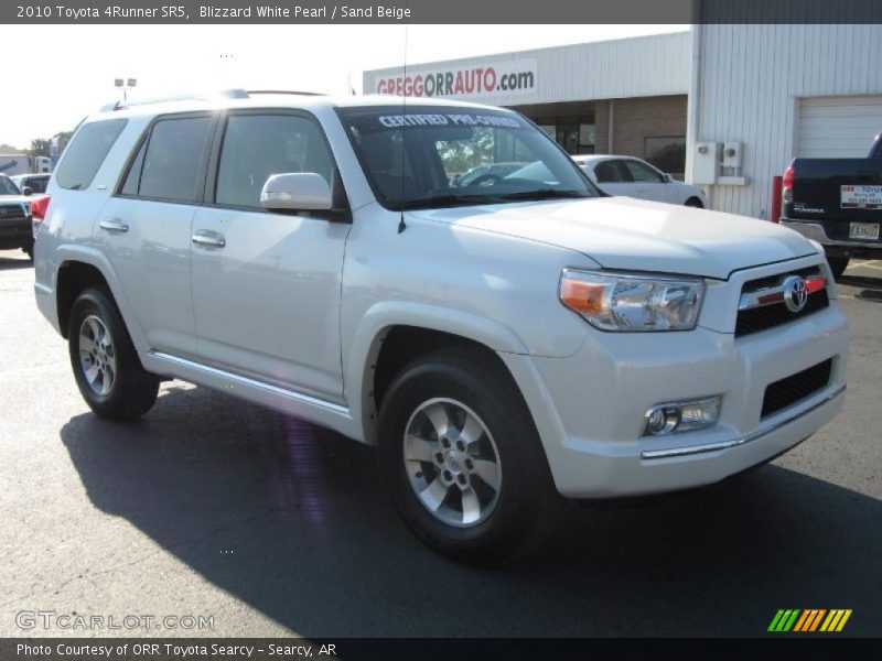 Blizzard White Pearl / Sand Beige 2010 Toyota 4Runner SR5
