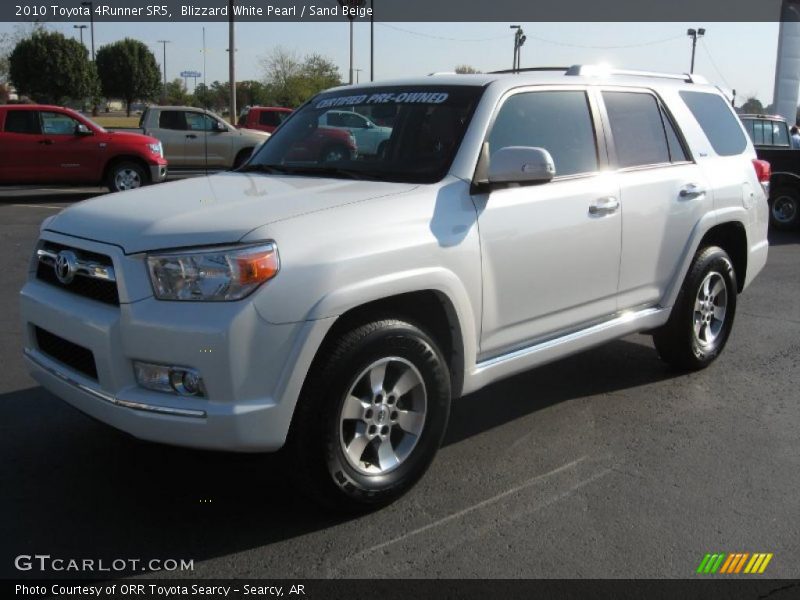 Blizzard White Pearl / Sand Beige 2010 Toyota 4Runner SR5
