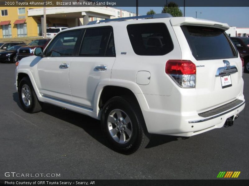 Blizzard White Pearl / Sand Beige 2010 Toyota 4Runner SR5