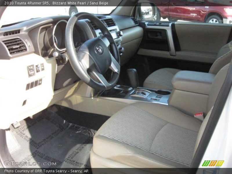Blizzard White Pearl / Sand Beige 2010 Toyota 4Runner SR5