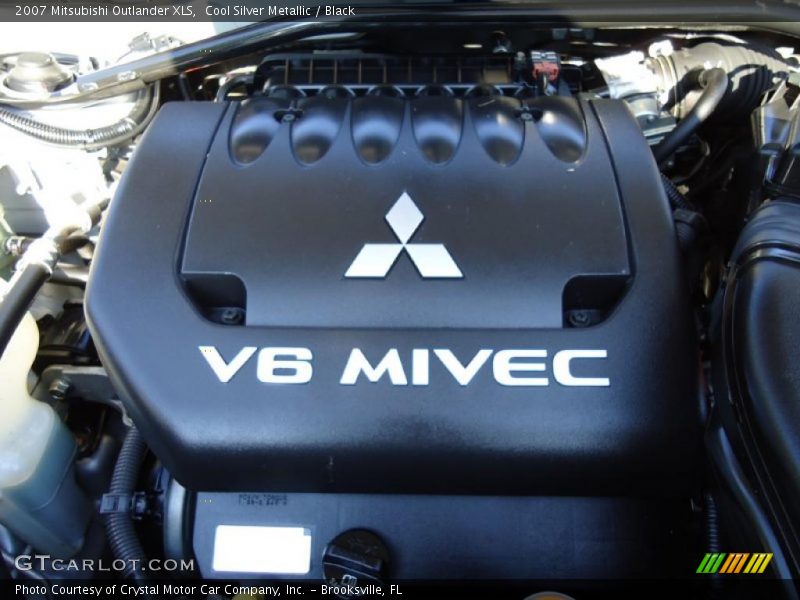 Cool Silver Metallic / Black 2007 Mitsubishi Outlander XLS