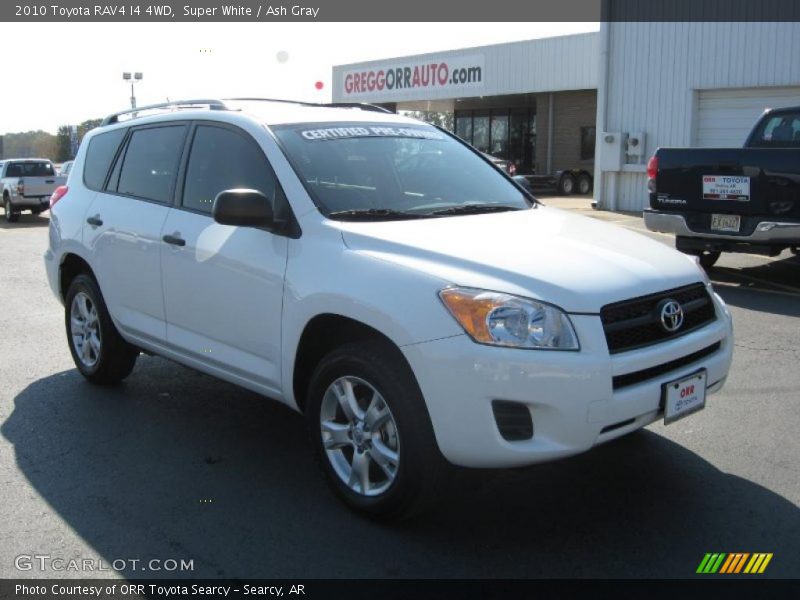 Super White / Ash Gray 2010 Toyota RAV4 I4 4WD