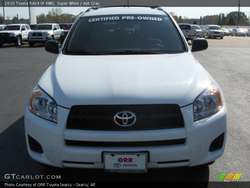 Super White / Ash Gray 2010 Toyota RAV4 I4 4WD
