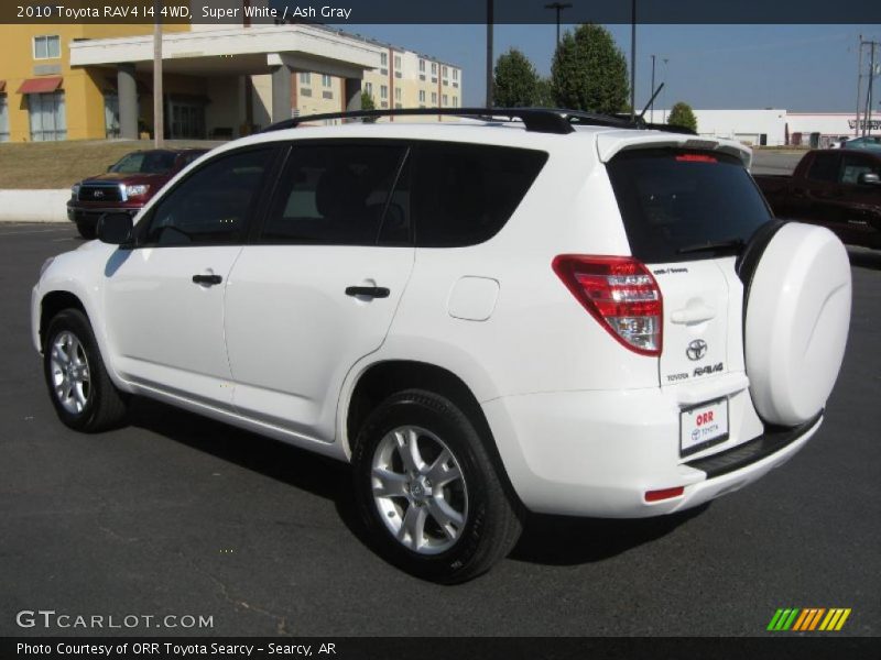 Super White / Ash Gray 2010 Toyota RAV4 I4 4WD