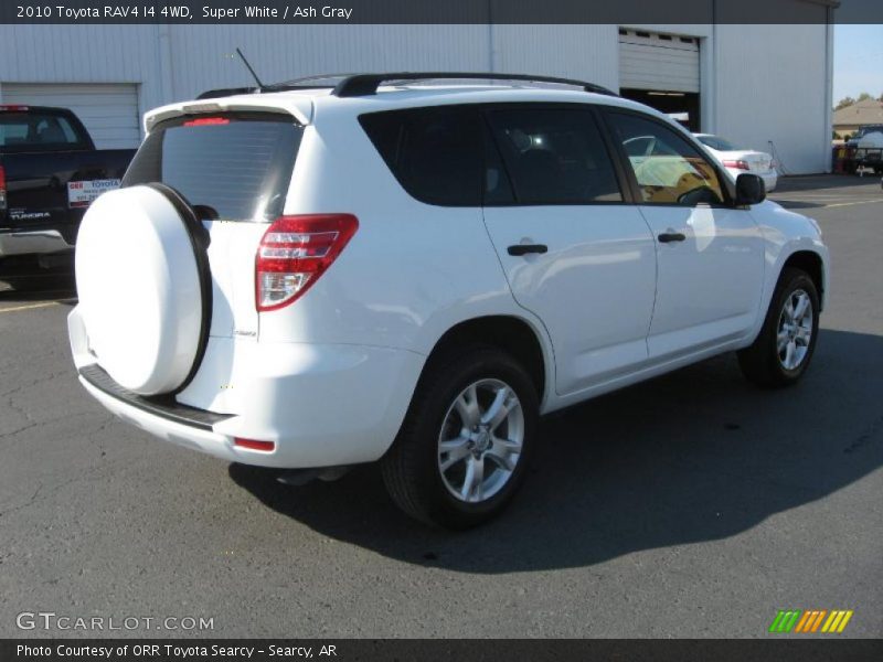 Super White / Ash Gray 2010 Toyota RAV4 I4 4WD