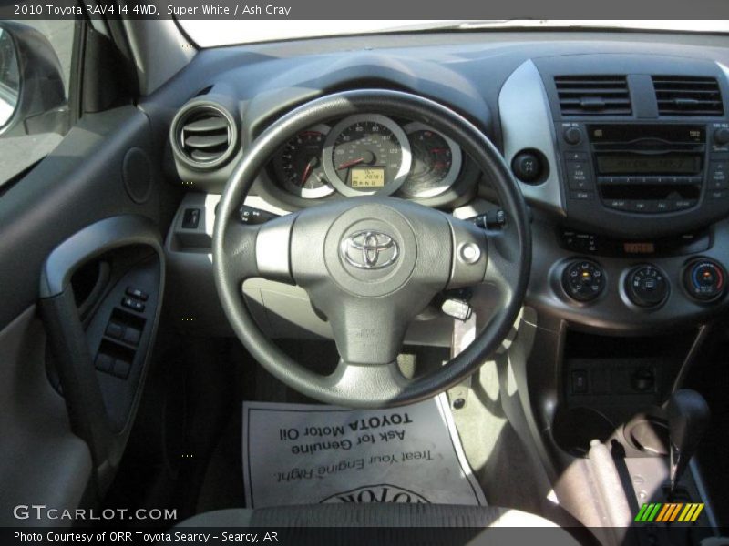 Super White / Ash Gray 2010 Toyota RAV4 I4 4WD
