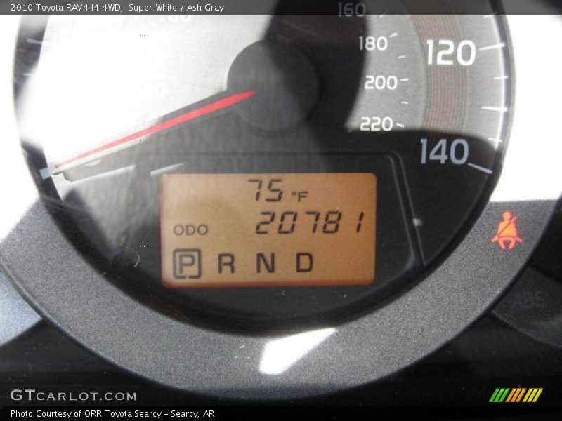 Super White / Ash Gray 2010 Toyota RAV4 I4 4WD