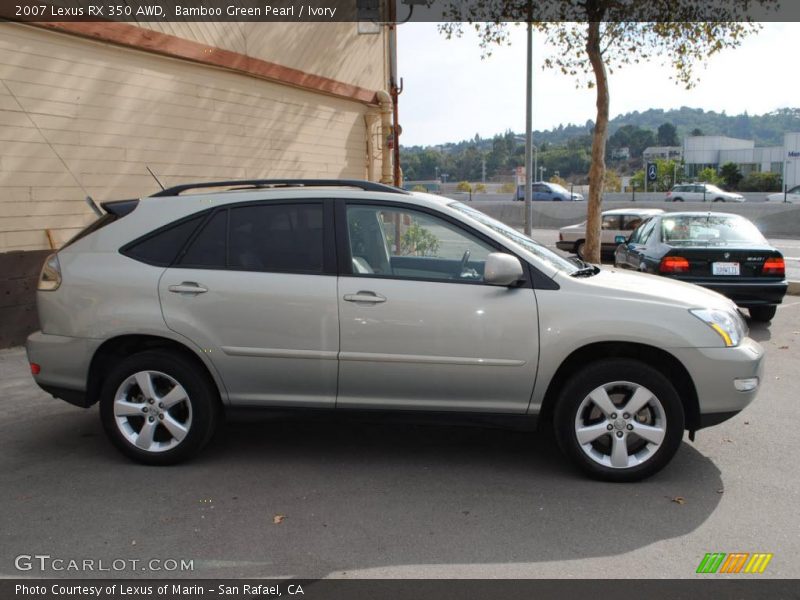 Bamboo Green Pearl / Ivory 2007 Lexus RX 350 AWD