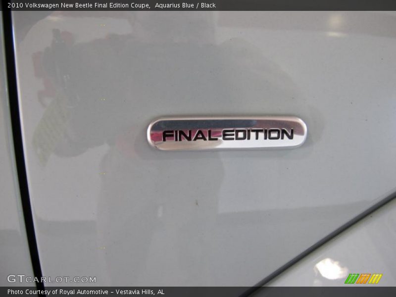  2010 New Beetle Final Edition Coupe Logo