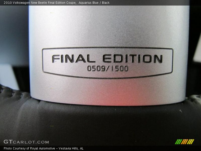  2010 New Beetle Final Edition Coupe Logo