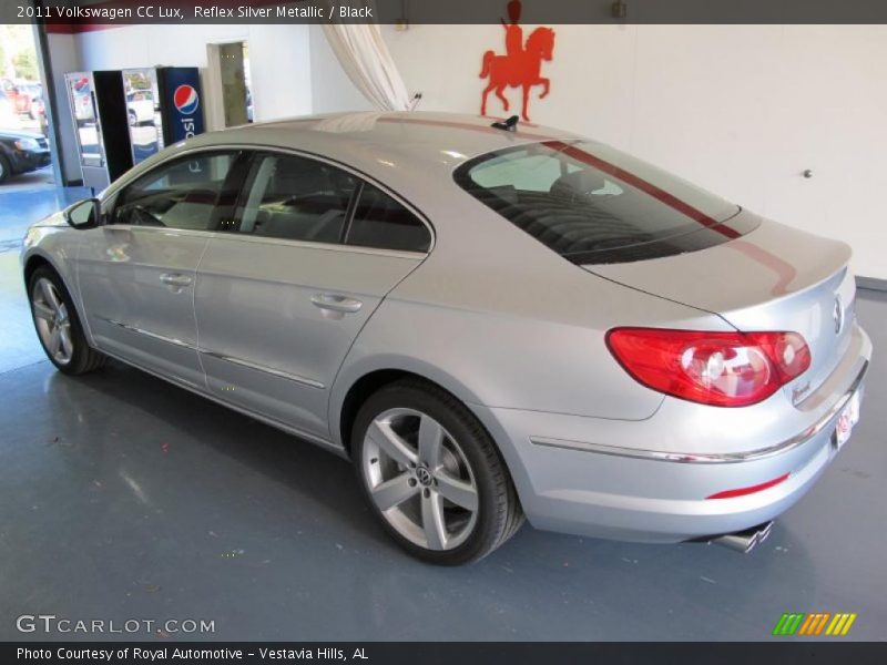 Reflex Silver Metallic / Black 2011 Volkswagen CC Lux