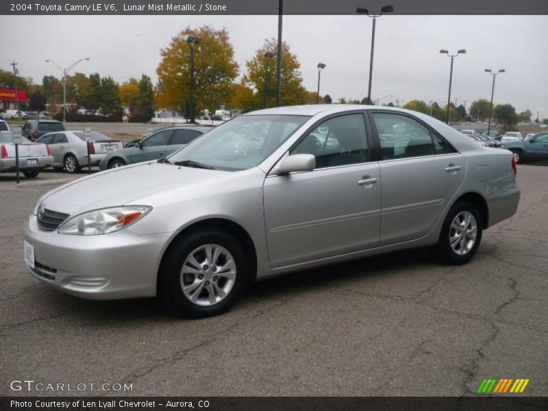 Lunar Mist Metallic / Stone 2004 Toyota Camry LE V6